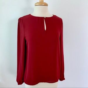 Burgundy Blouse
